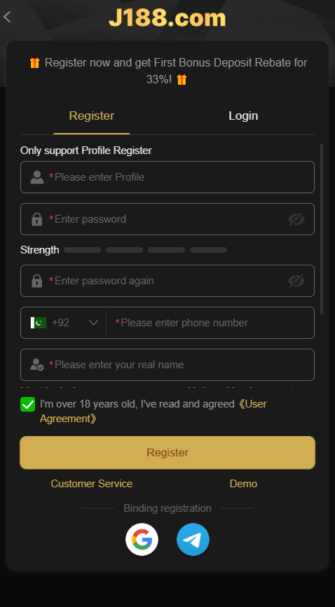 J188 Apk Download, free login, register, and earn money