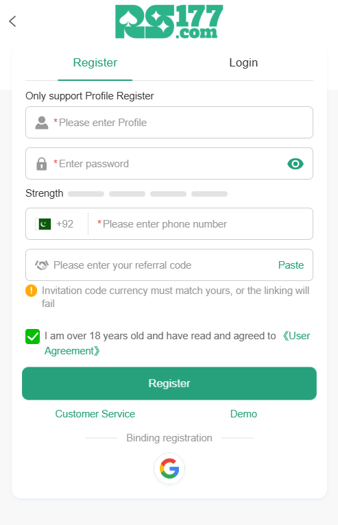 RS177 Game free login/register