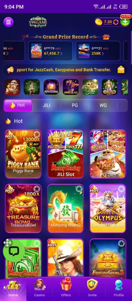 X99 Free Earning Game in pakistan