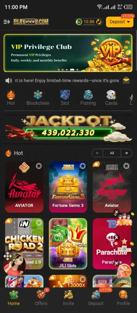 Play7778 Game Apk
