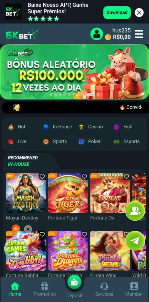 6KBet Game Apk download free In Pakistan