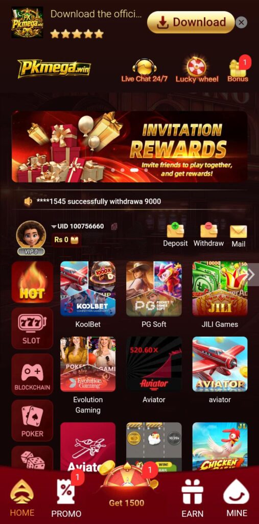 Latest  Version PK Mega Game