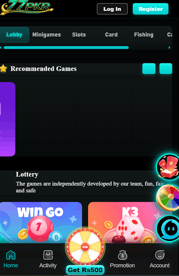 77PKR Game Apk